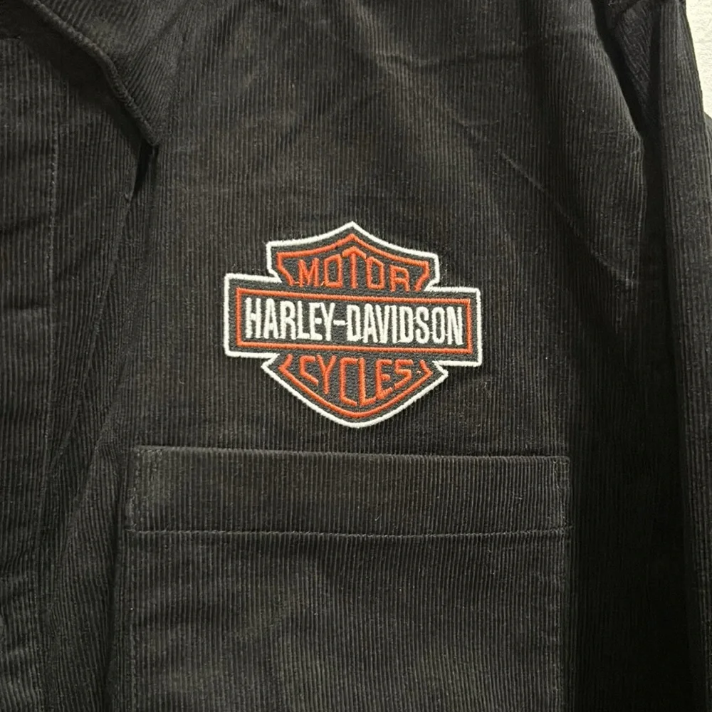 COPY - Men’s Harley Davidson Corduroy button down Elbow patch shirt - Picture 2 of 12